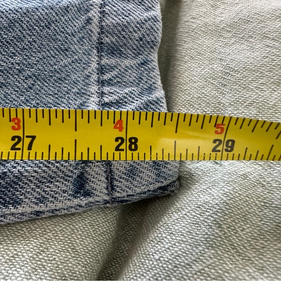 Madewell Women’s Low Slung Cargo Jeans Light Wash Size 30/10 - Picture 10 of 10